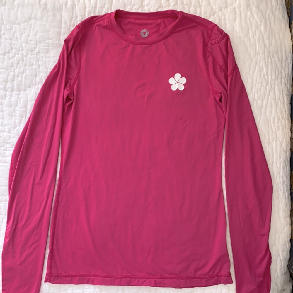 Mauna Kea logo pink train top XS